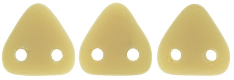 CzechMates Triangle 6mm (loose) : Matte - French Beige
