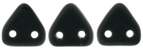 CzechMates Triangle 6mm (loose) : Matte - Jet