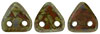 CzechMates Triangle 6mm (loose) : Opaque Umber - Picasso