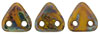 CzechMates Triangle 6mm (loose) : Opaque Yellow - Picasso