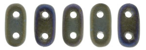 CzechMates Bar 6 x 2mm (loose) : Matte - Iris - Brown