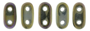 CzechMates Bar 6 x 2mm (loose) : Iris - Brown