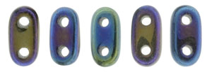 CzechMates Bar 6 x 2mm (loose) : Iris - Blue