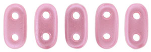 CzechMates Bar 6 x 2mm (loose) : Pearl Coat - Flamingo