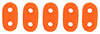 CzechMates Bar 6 x 2mm (loose) : Neon - Orange