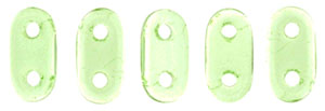 CzechMates Bar 6 x 2mm (loose) : Peridot