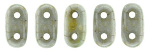 CzechMates Bar 6 x 2mm (loose) : Ultra Luster - Opaque Green