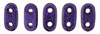 CzechMates Bar 6 x 2mm (loose) : Metallic Suede - Purple