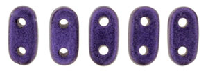 CzechMates Bar 6 x 2mm (loose) : Metallic Suede - Purple
