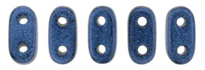 CzechMates Bar 6 x 2mm (loose) : Metallic Suede - Blue