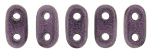 CzechMates Bar 6 x 2mm (loose) : Metallic Suede - Pink