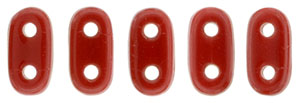CzechMates Bar 6 x 2mm (loose) : Opaque Red