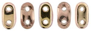 CzechMates Bar 6 x 2mm (loose) : Apollo - Gold