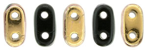 CzechMates Bar 6 x 2mm (loose) : Apollo - Jet