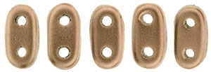 CzechMates Bar 6 x 2mm (loose) : Matte - Metallic Bronze Copper