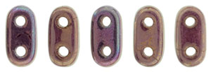 CzechMates Bar 6 x 2mm (loose) : Oxidized Bronze Berry