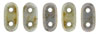 CzechMates Bar 6 x 2mm (loose) : Luster - Opaque Green