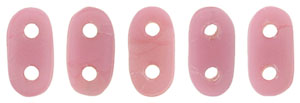 CzechMates Bar 6 x 2mm (loose) : Matte - Coral Pink