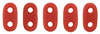 CzechMates Bar 6 x 2mm (loose) : Matte - Opaque Red
