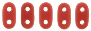 CzechMates Bar 6 x 2mm (loose) : Matte - Opaque Red