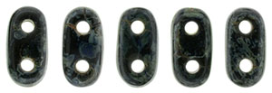 CzechMates Bar 6 x 2mm (loose) : Jet - Picasso