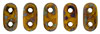 CzechMates Bar 6 x 2mm (loose) : Opaque Yellow - Picasso
