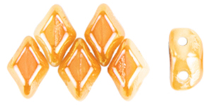 MiniGemDuo 6 x 4mm (loose) : White Apricot