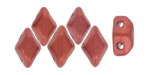 MiniGemDuo 6 x 4mm (loose) : Matte - Metallic Dk Copper