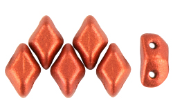 MiniGemDuo 6 x 4mm (loose) : Matte - Metallic Lava