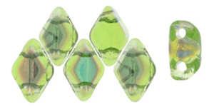 MiniGemDuo 6 x 4mm (loose) : Olivine AB