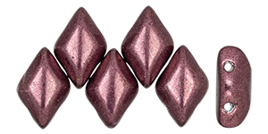 GEMDUO 8 x 5mm (loose) : ColorTrends: Saturated Metallic Red Pear