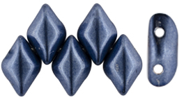 GEMDUO 8 x 5mm (loose) : ColorTrends: Saturated Metallic Bluestone