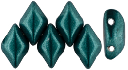GEMDUO 8 x 5mm (loose) : ColorTrends: Saturated Metallic Forest Biome