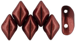 GEMDUO 8 x 5mm (loose) : ColorTrends: Saturated Metallic Merlot