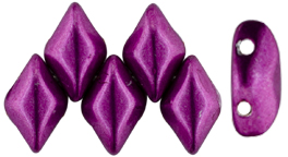GEMDUO 8x5mm (loose) : ColorTrends: Sueded Gold Fuchsia Red