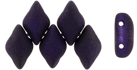 GEMDUO 8 x 5mm (loose) : Metalust - Matte - Purple