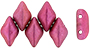 GEMDUO 8 x 5mm (loose) : Metalust - Matte - Hot Pink