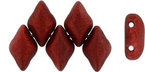 GEMDUO 8 x 5mm (loose) : Metalust - Matte - Lipstick Red