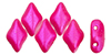 GEMDUO 8 x 5mm (loose) : Pearl Shine - Hot Neon Pink