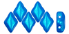 GEMDUO 8 x 5mm (loose) : Pearl Shine - Blue Wave