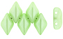 GEMDUO 8 x 5mm (loose) : Pearl Coat - Light Lime