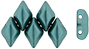 GEMDUO 8 x 5mm (loose) : Pearl Coat - Teal