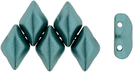 GEMDUO 8 x 5mm (loose) : Pearl Coat - Teal