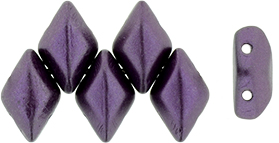 GEMDUO 8 x 5mm (loose) : Pearl Coat - Purple Velvet
