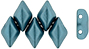 GEMDUO 8 x 5mm (loose) : Pearl Coat - Dk Teal