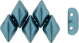 GEMDUO 8 x 5mm (loose) : Pearl Coat - Dk Teal