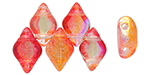 GEMDUO 8 x 5mm (loose) : SUMMER RAINBOW Orange