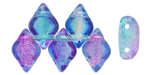 GEMDUO 8 x 5mm (loose) : SUMMER RAINBOW Light Blue