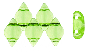 GEMDUO 8 x 5mm (loose) : Lime Green