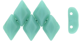 GEMDUO 8 x 5mm (loose) : Opaque Turquoise